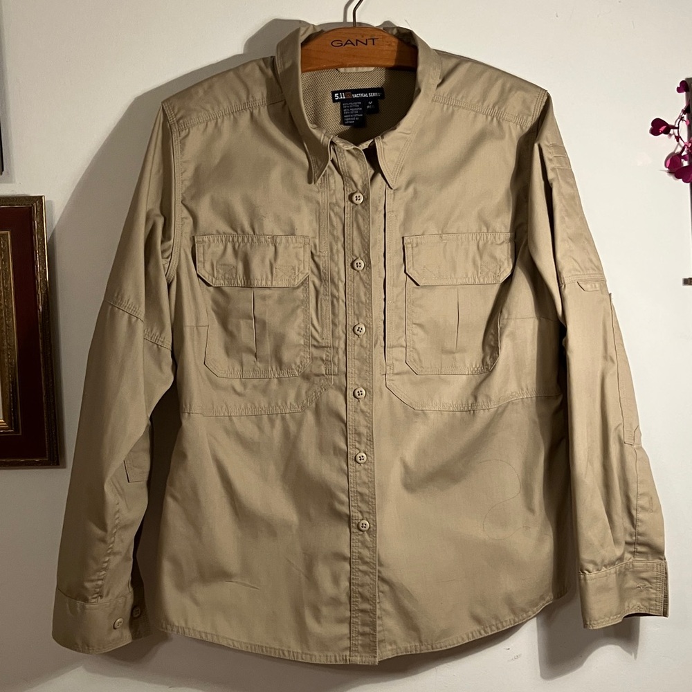 5.11 Tactical Men's Khaki/Tan Tactical Field Shirt
